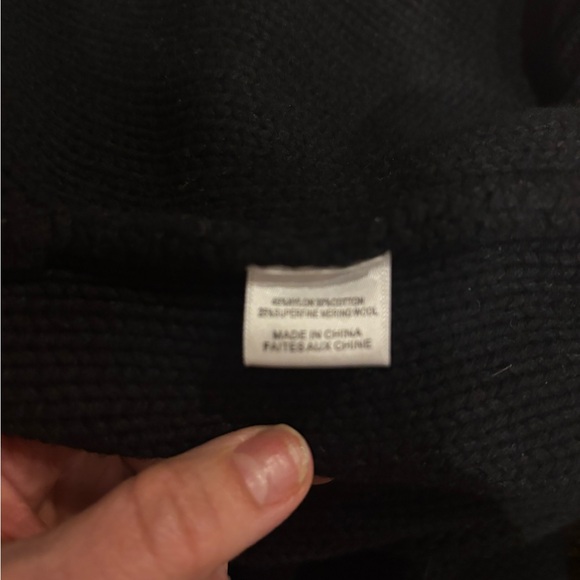 Misa Los Angeles Black Off-the-Shoulder Sweater - Picture 6 of 6